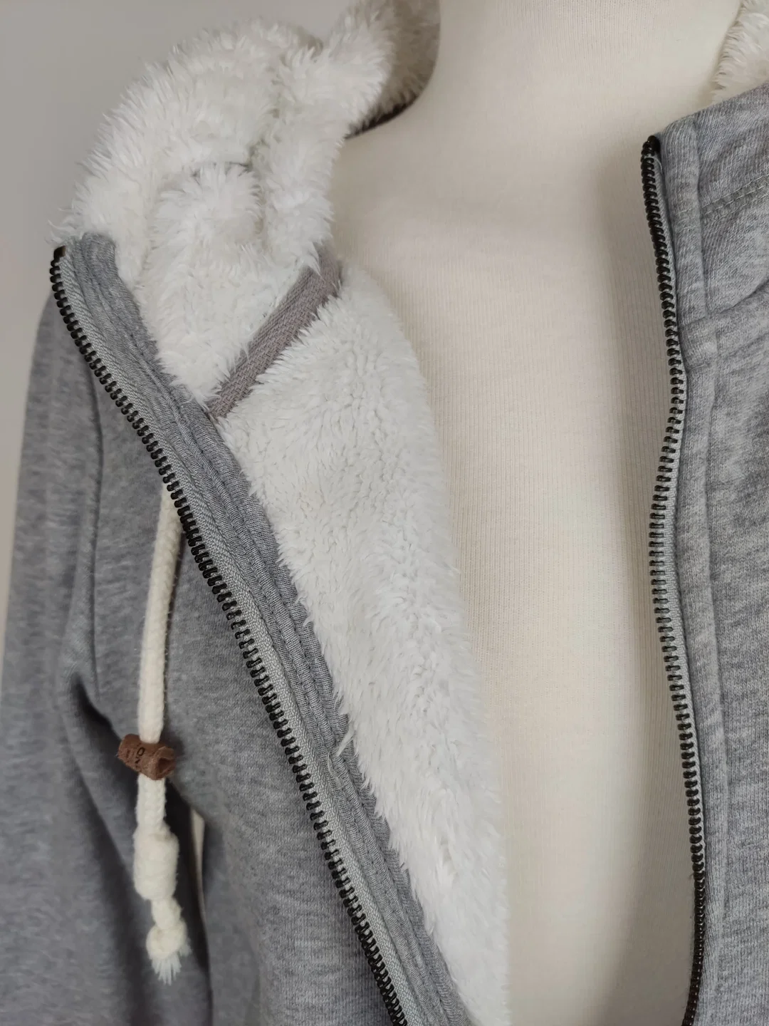 ONLY Damen Jacke mit Innenfutter grau - S/36 – Bild 4