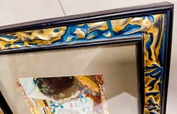 Gustav Klimt Kunstdruck im dekorativen Rahmen 30 x 25 cm – Vorschau 2