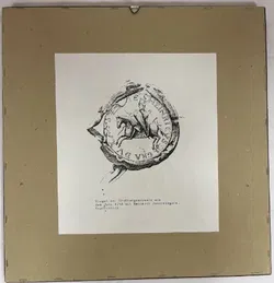 Kupferstich: Siegel der Stiftungsurkunde aus dem Jahr 1258 mit Heinrich Jasomirgott - Bild 2