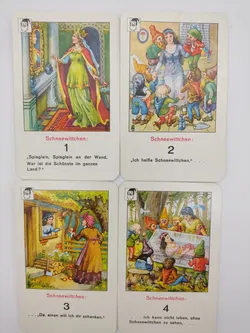 Vintage Märchen Quartett mit Texten der Gebrüder Grimm - Bild 11