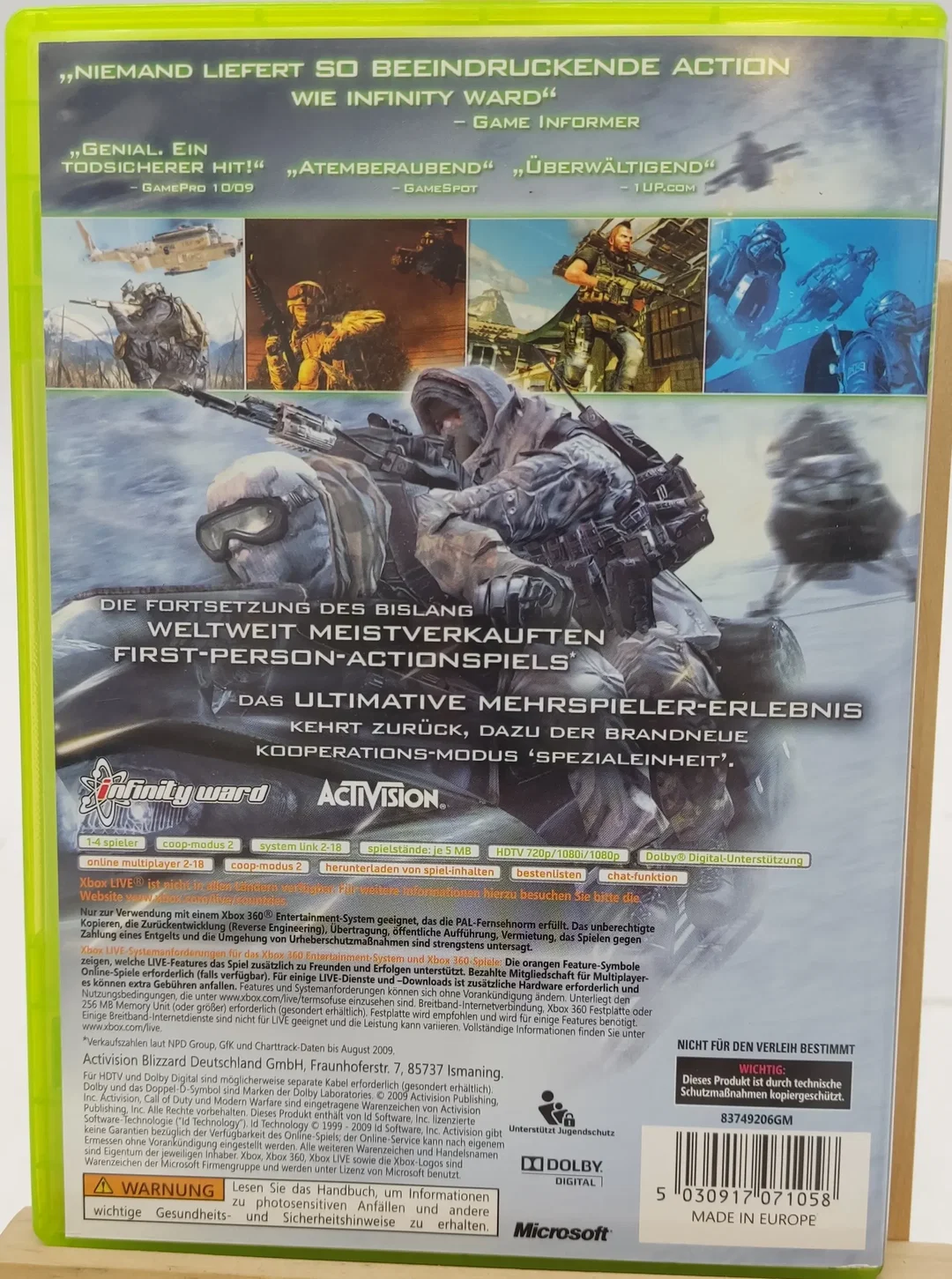 XBOX 360 Game "Call of Duty Modern Warfare 2" – Bild 2