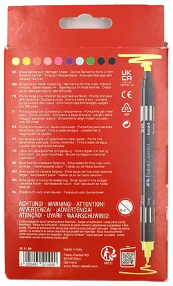 Faber-Castell 10 Neon Doppelfasermaler - Bild 2