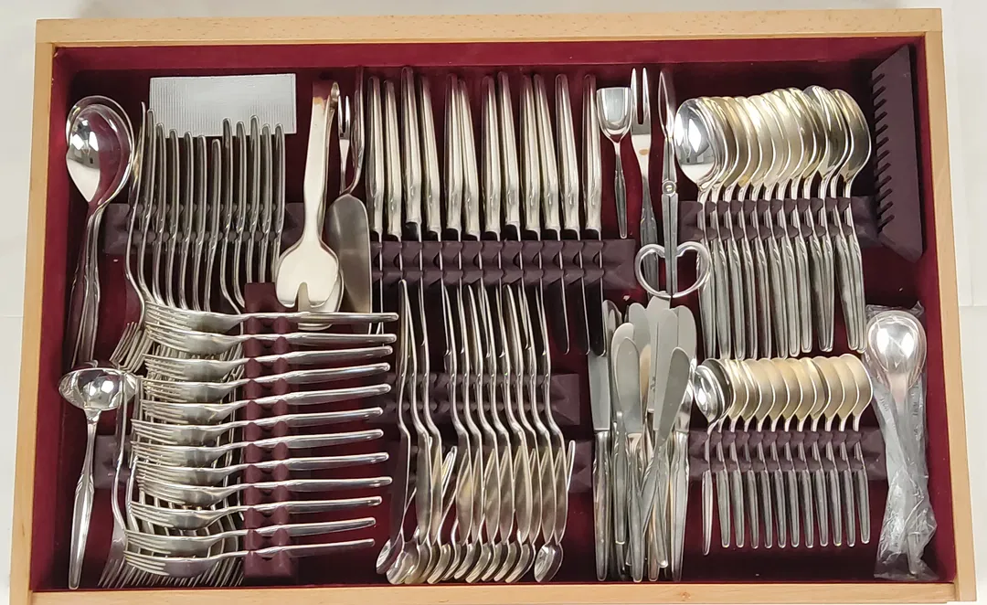 120 teiliges WMF versilbertes Besteck Set - Bild 4
