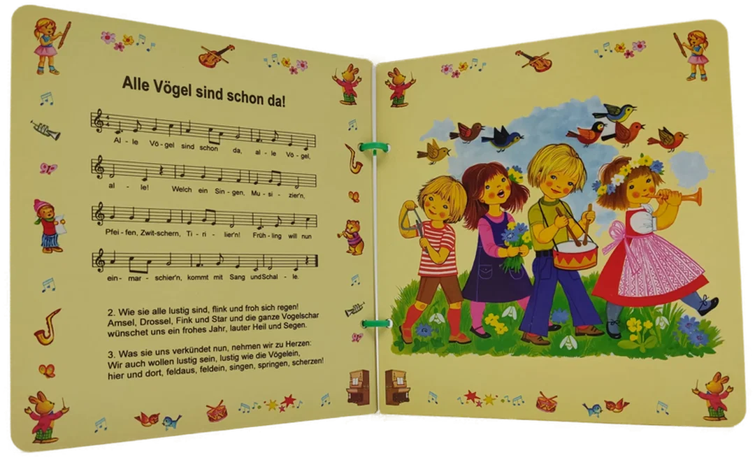 Hänschen klein......Kinderlieder + Max & Moritz, Otto Moravec Verlag - 2 Kinderbücher – Bild 3