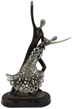 Metallskulptur Paartanz Tango - Bild 2