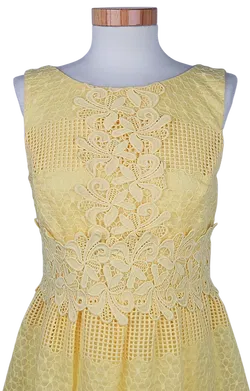 Jakes's Damen Midikleid, gelb - Gr. M  - Bild 4