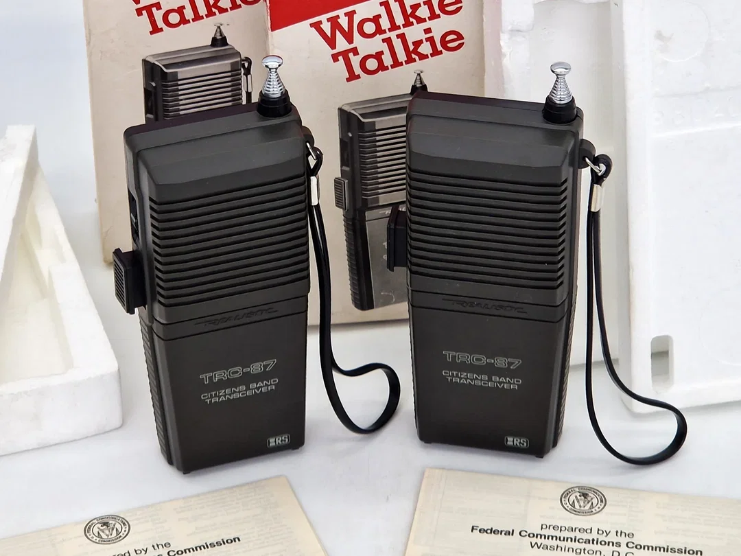 Realistic TRC-87 1-Kanal CB-Walkie-Talkie Set (2 Stück) - Schwarz - OVP – Bild 15