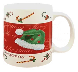 Weihnachtstasse gemustert - Bild 1