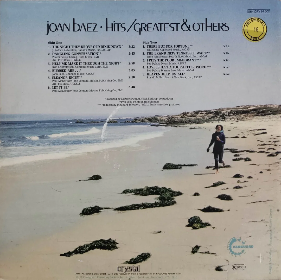 LP Vinyl Joan Baez "Hits: Greatest and Others" – Bild 2