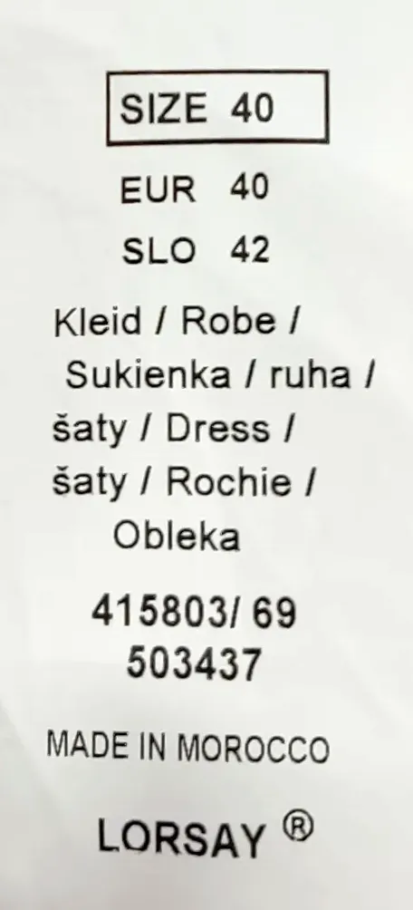 Orsay Midikleid schwarz Gr. 40 – Bild 4
