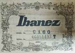 Ibenez Klassikgitarre Model No. GA60  - Bild 6