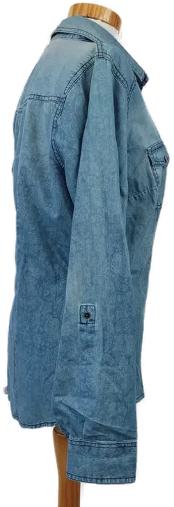  Yessica C&A Jeansbluse Damen, blau - Gr. 44 - Bild 2