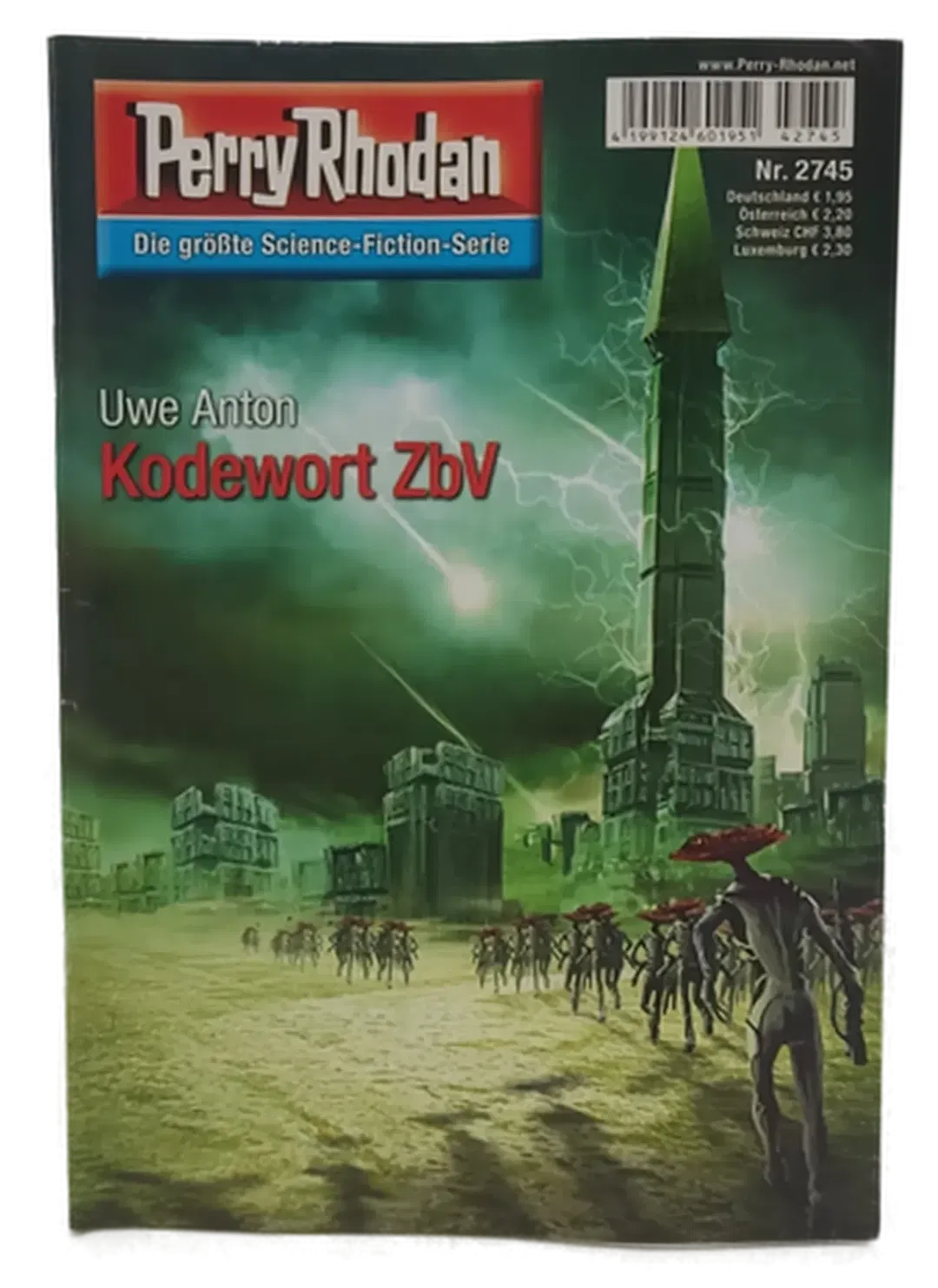  Romanheft Perry Rhodan Kodewort ZbV Erstauflage Nr. 2745 - Bild 2