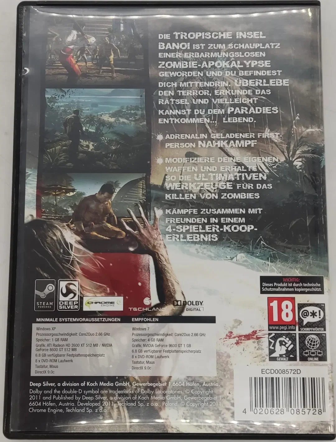 PC Game DVD-ROM Dead Island – Bild 2