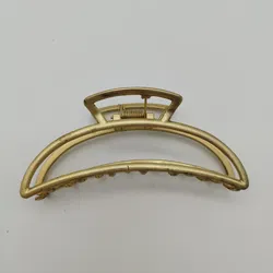 Minimalistische Haarklammer in Gold - Bild 2