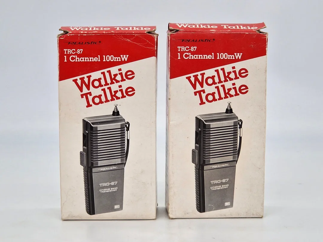 Realistic TRC-87 1-Kanal CB-Walkie-Talkie Set (2 Stück) - Schwarz - OVP – Bild 10
