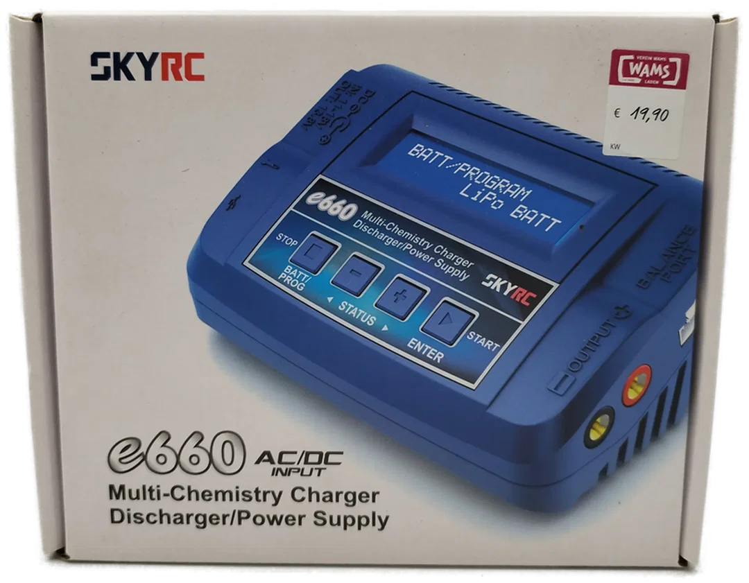 SKYRC e660 AC/DC Input Multi-Chemistry Charger - Discharger/Power Supply - Bild 1