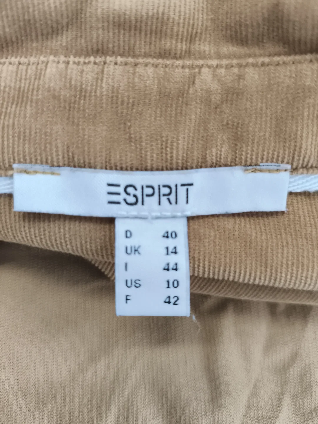Esprit, Damenhemd Cordsamt, Gr. 40 – Bild 4