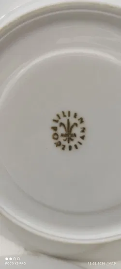 Lilien Porzellan Untersetzer 4er | Charmant Gebraucht - Bild 5