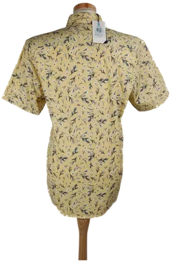 Garcia Herren Hemd gelb geblümt - XL - Bild 2