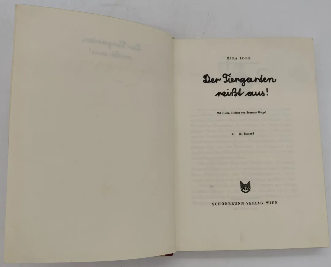 Buch "Der Tiergarten reißt aus" von M. Lobe 1954 – Bild 3