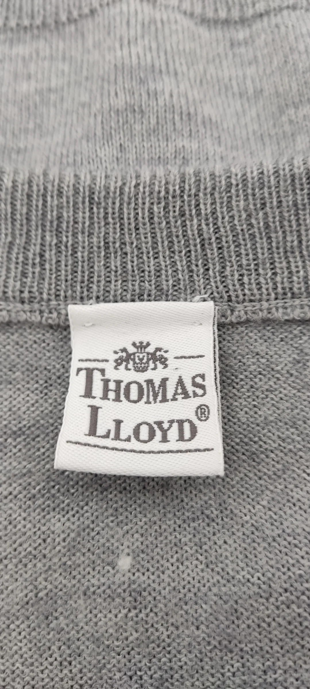 Thomas Lloyd Herren Strickpullover grau Gr. 56 – Bild 2