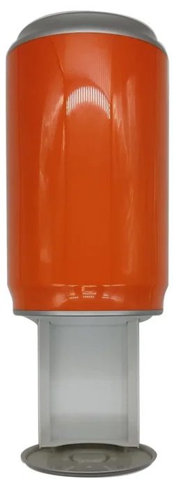INTELLI Retro CD/DVD-Aufbewahrungsbox in orange, Länge 30cm - Bild 5