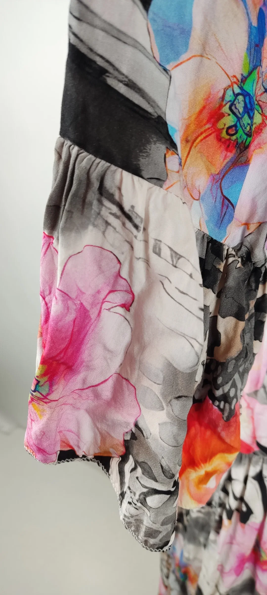 Maxikleid New Collection Geblümt Viskose | Sommerleicht – Bild 5