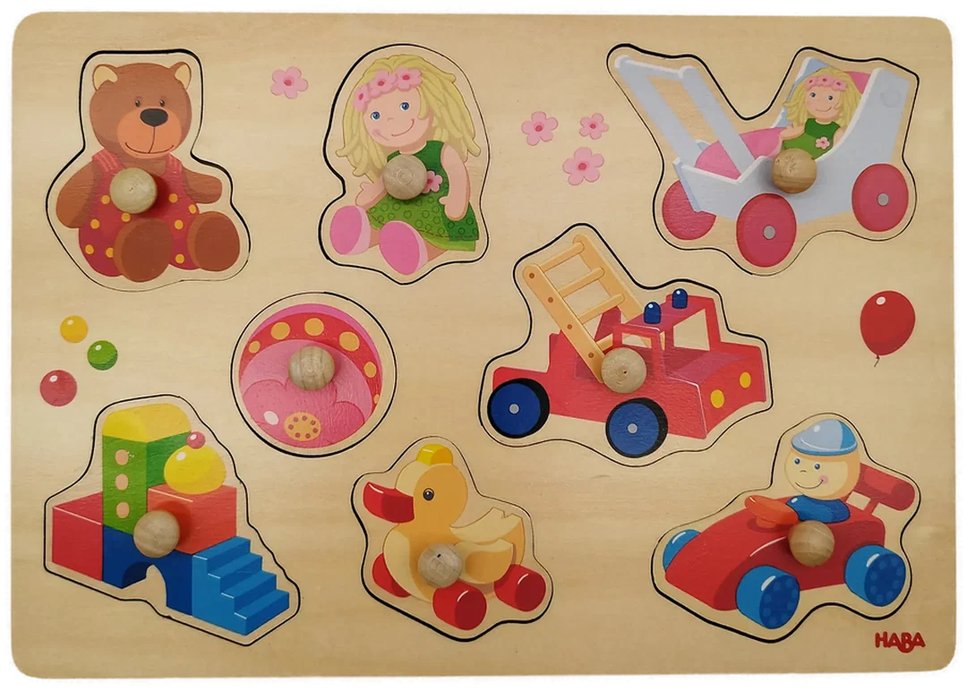 HABA Holzlegespiel für Kleinkinder - 9 teilig - Bild 1