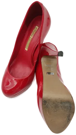 Buffalo Damen High Heels Leder Pumps Patent soft rot - Gr. 38 - Bild 3