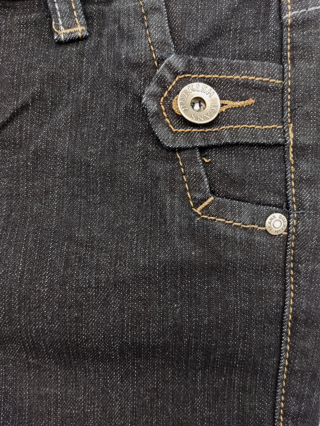 Bulkish Damen Jeans, schwarz - S / 36 - W28/L34 – Bild 4
