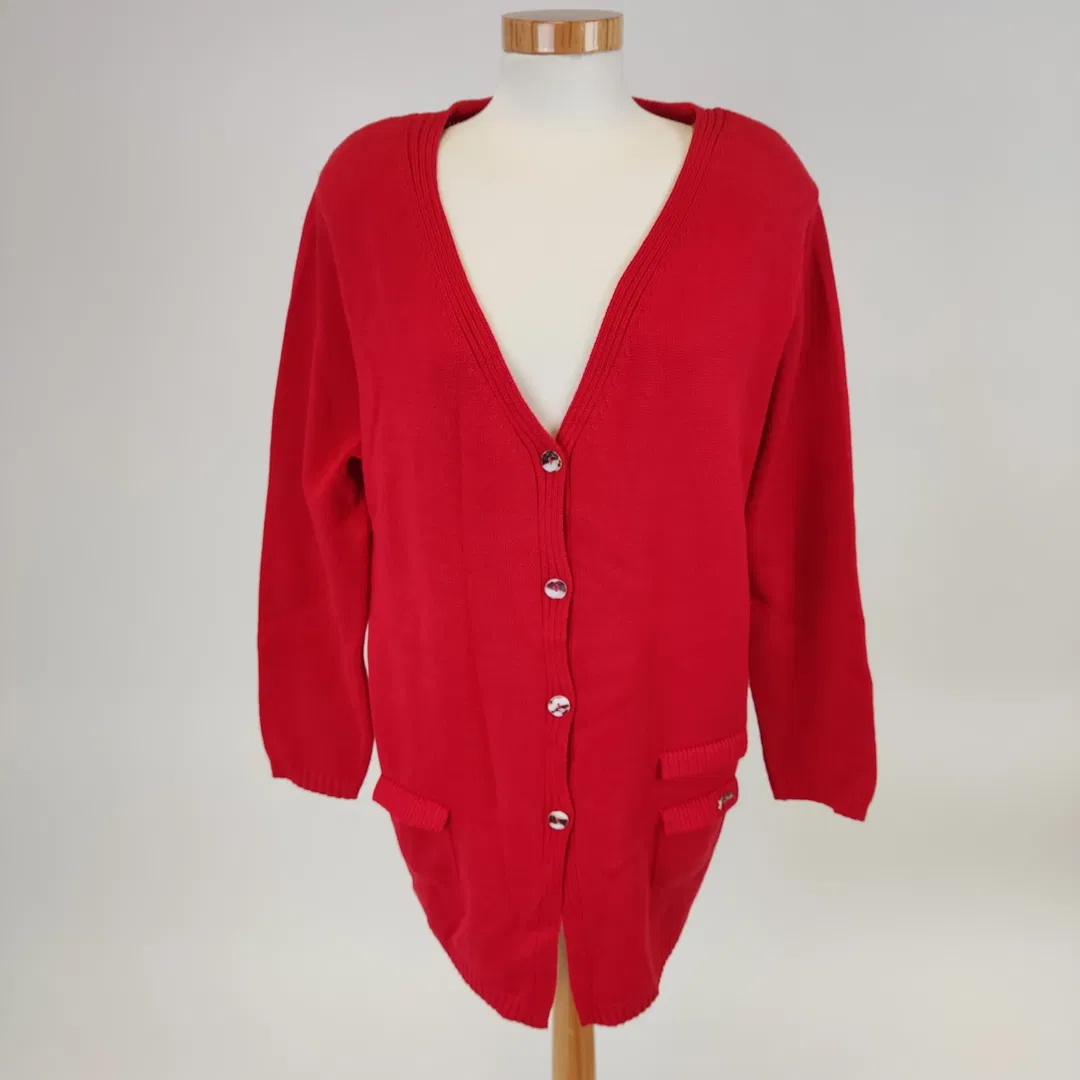 Kobleder Damenstrickjacke - Gr.48 - Bild 1