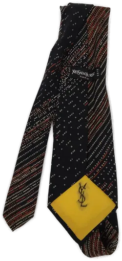 Yves Saint Laurent Herren Krawatte mehrfarbig Vintage - Bild 2