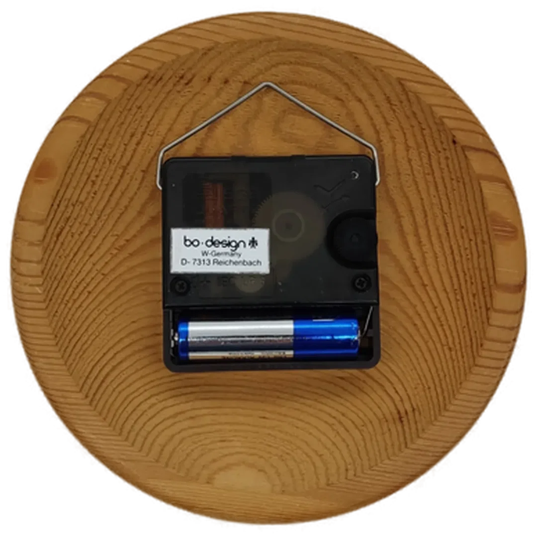Bo Design runde Holz Wanduhr – Bild 2