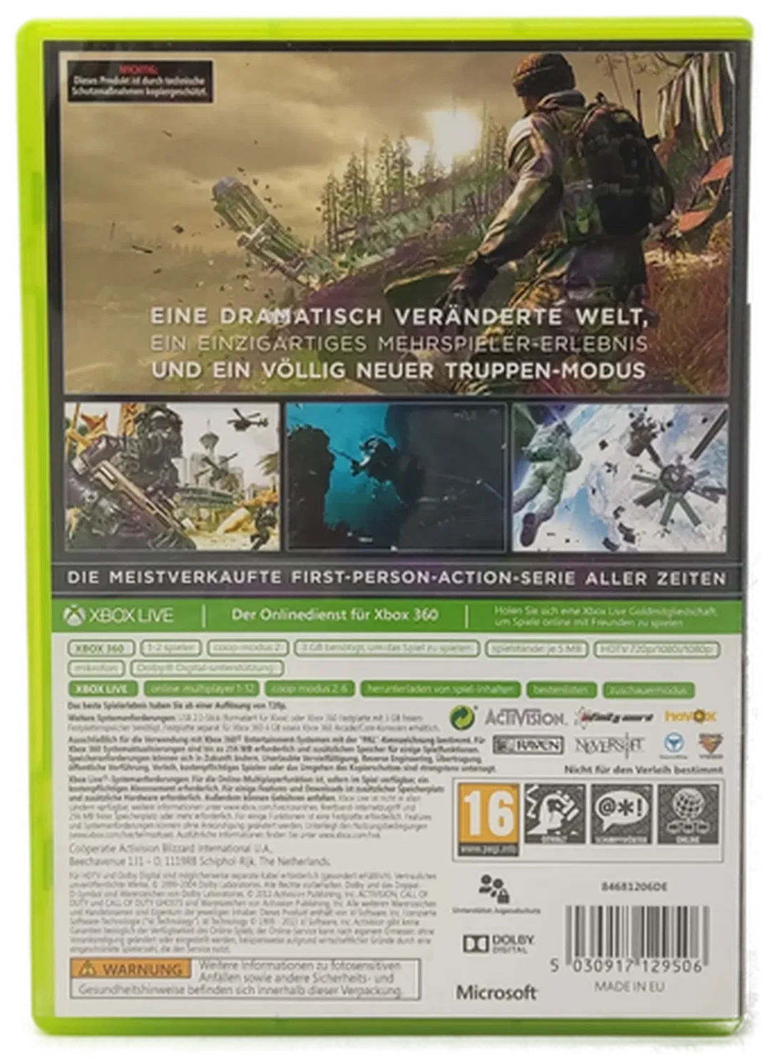 XBOX 360 Game "Call of Duty - Ghosts" – Bild 2