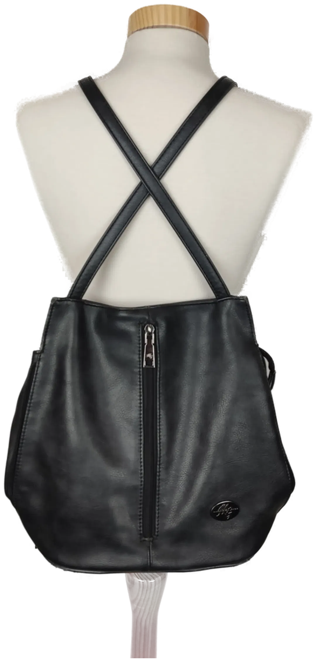 Michael Giss Damen Handtasche Citybag schwarz Made in Italy - Bild 1