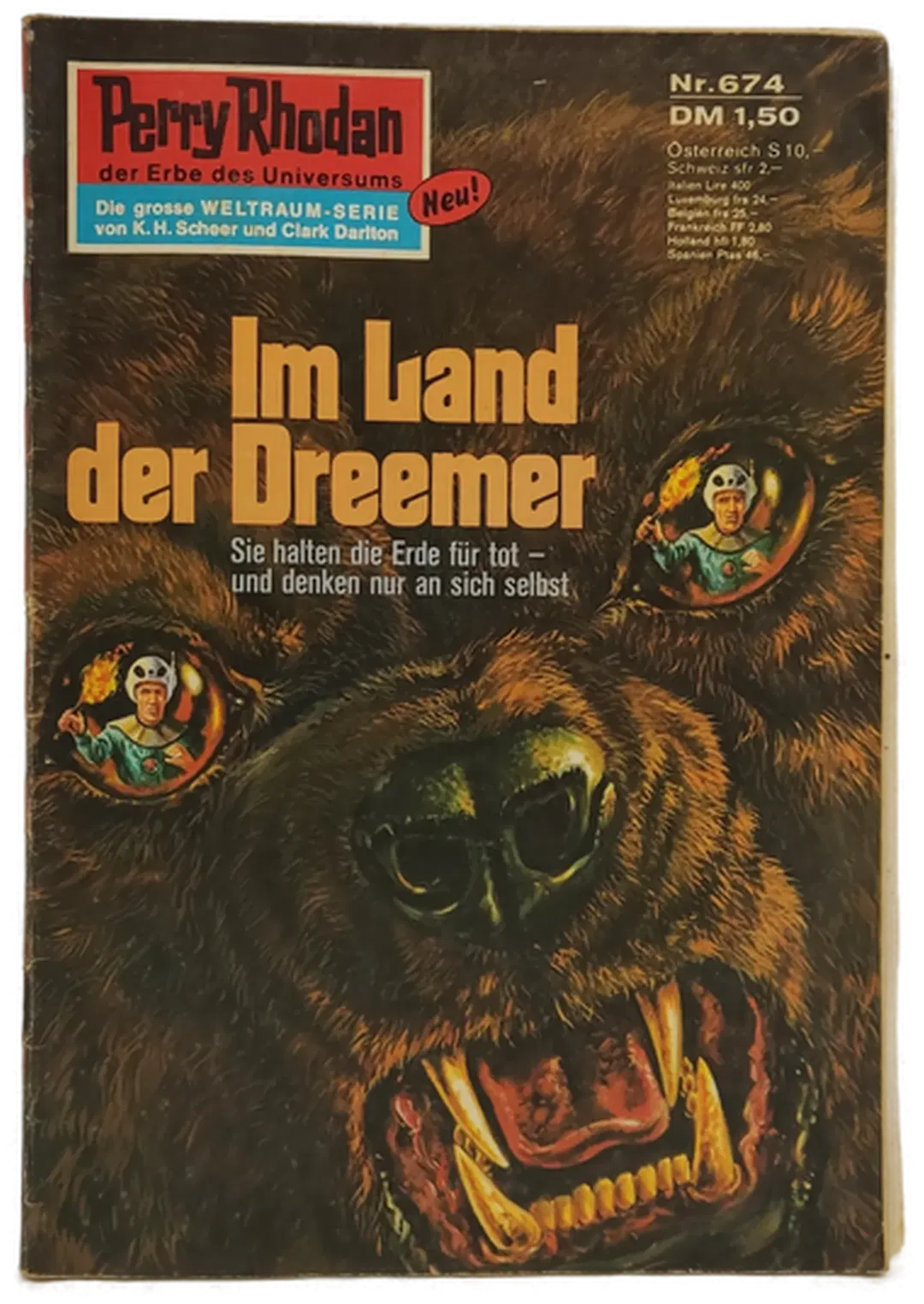  Romanheft Perry Rhodan Im Land der Dreemer Erstauflage Nr.674 - Bild 2