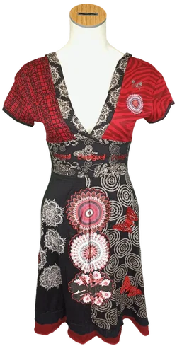 Desigual Damenkleid gemustert Gr. M