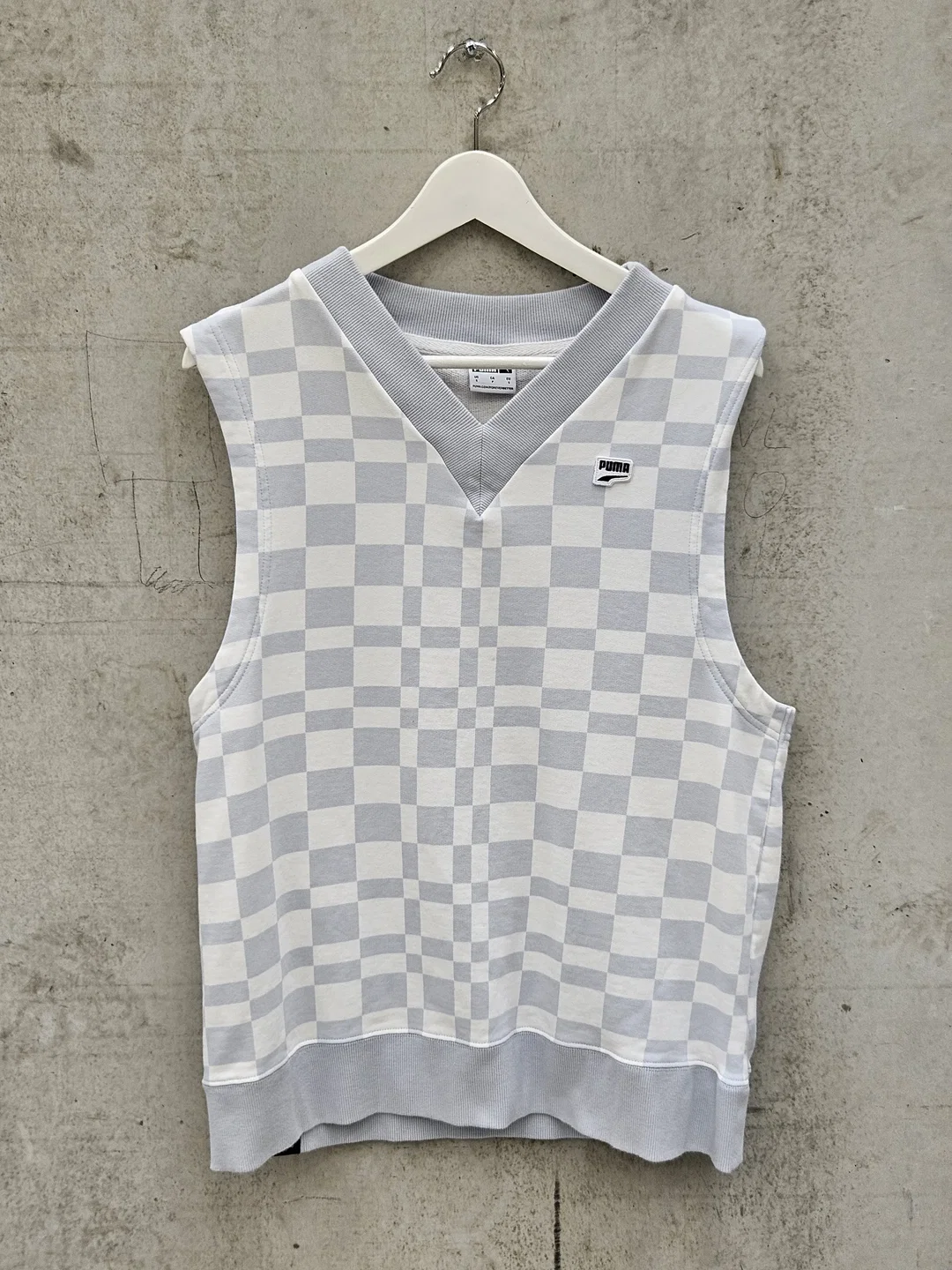 Puma Herren Pullunder, grau/weiß- Gr. S – Bild 1