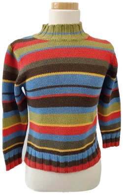 Tik & Tak Kinder (M) Pullover gestreift bunt - 116 - Bild 1