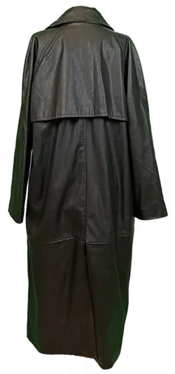 Bershka Damen Mantel schwarz Gr. L - Bild 2