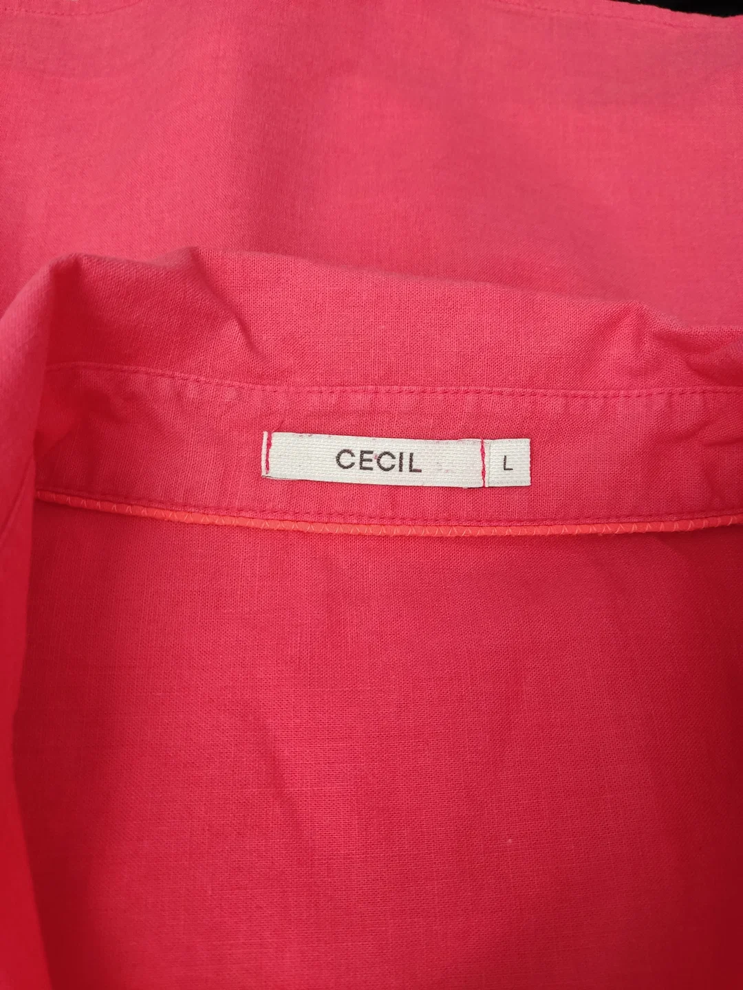CECIL Bluse Leinen-Baumwollmix Gr. L | Lieblingsstück – Bild 4