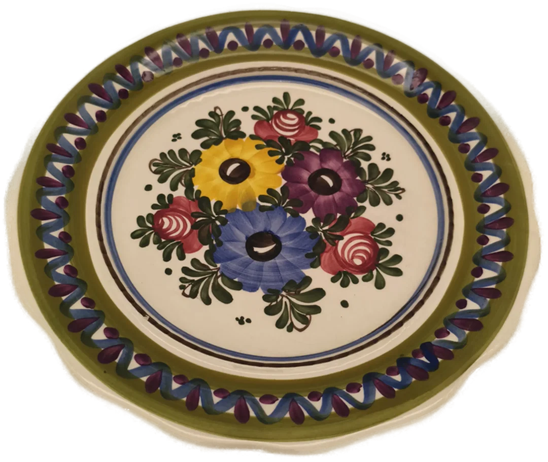 Wandteller Bauernmalerei, Tiroler Keramik, Vintage - Bild 4