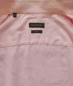 René Lezard Herren Hemd, rose - Gr. M  - Bild 4