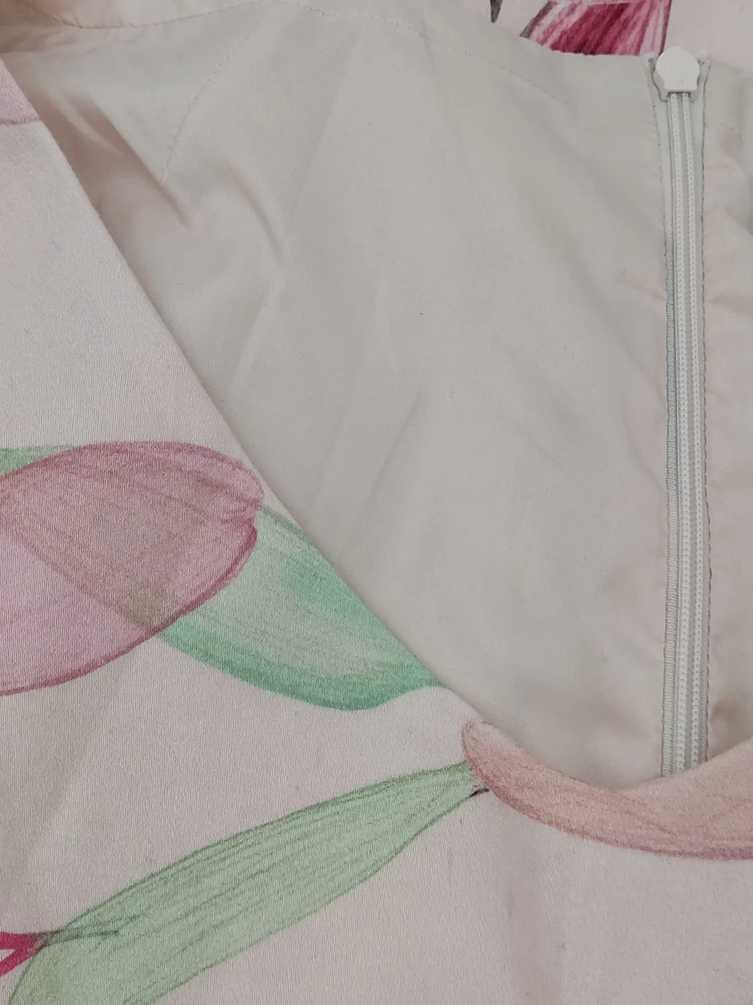 Comma Damen Sommerkleid rosa/geblümt Gr. 34 – Bild 3