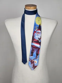 Vintage Ralph Marlin Weihnachts-Krawatte 