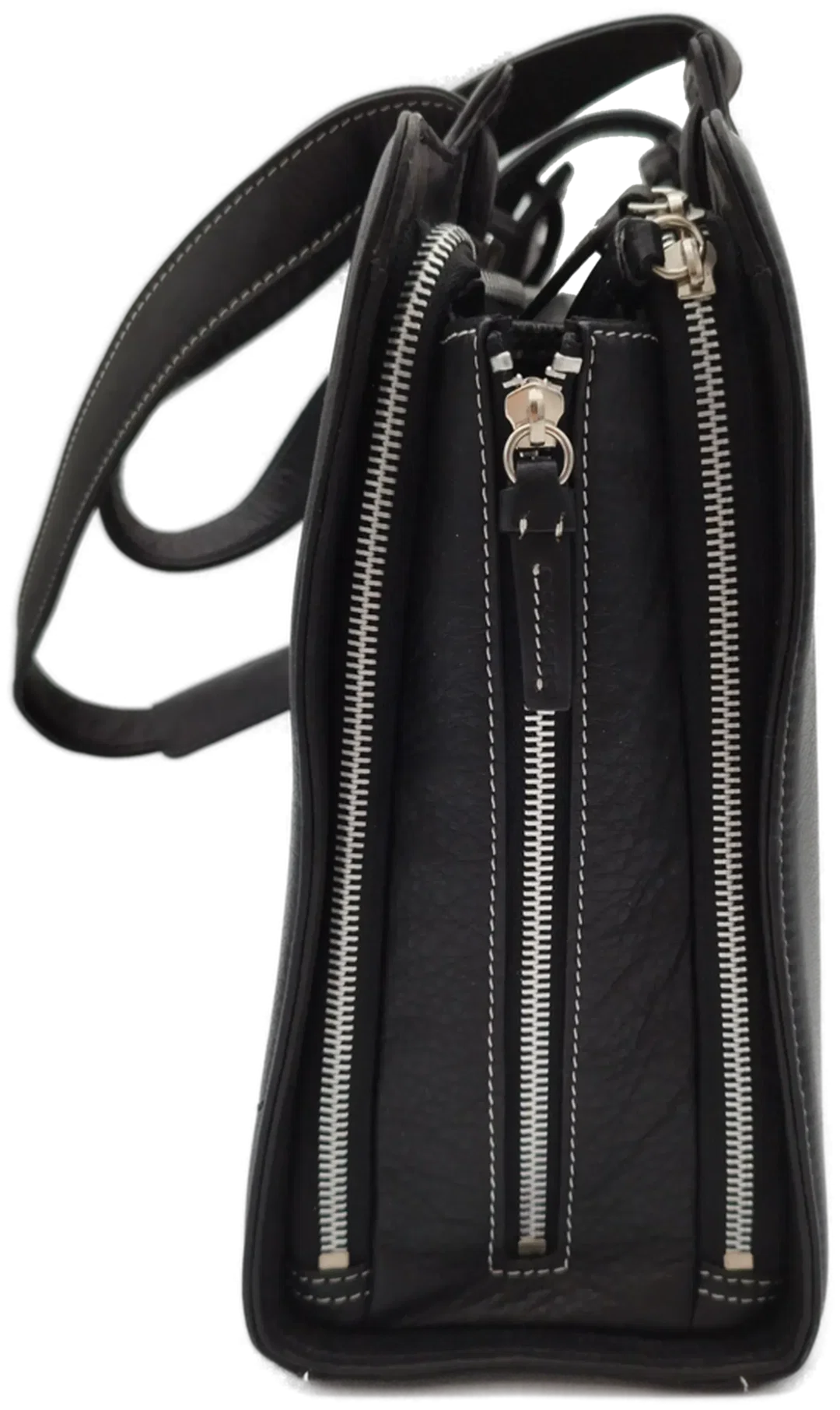 Damenhandtasche Piquardo Schwarzes Leder | Business-Eleganz – Bild 3