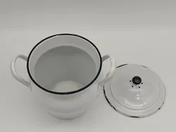 Austria Emaile Topf mit Deckel - Bild 3