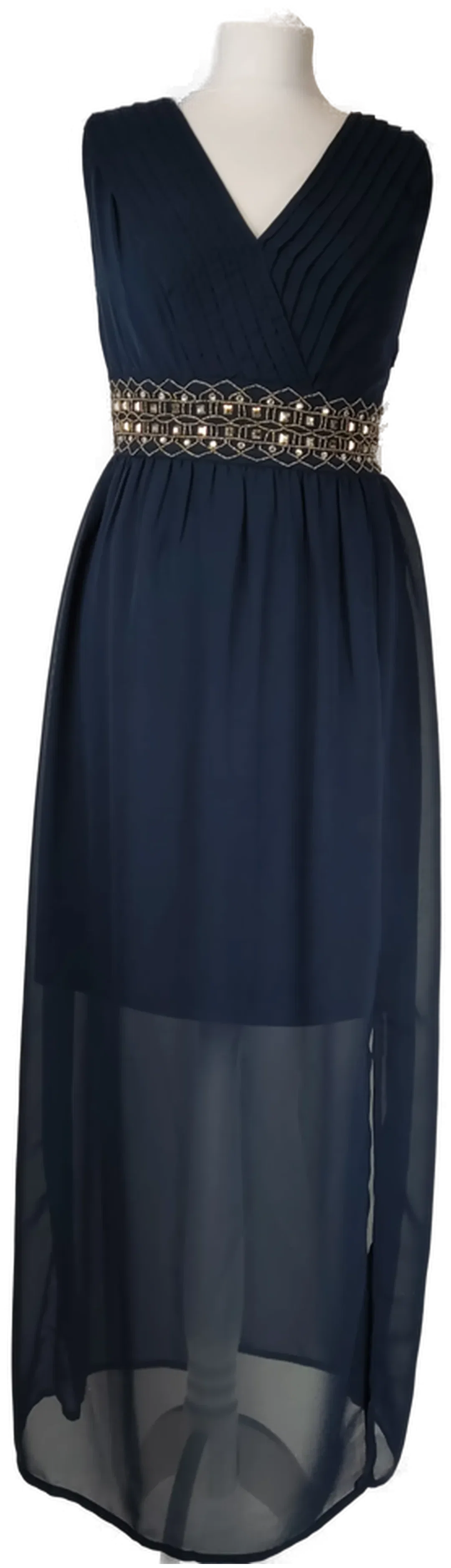 Maxikleid Bodyflirt, Gr.36, Polyester | Einmaliges Unikat - Bild 4