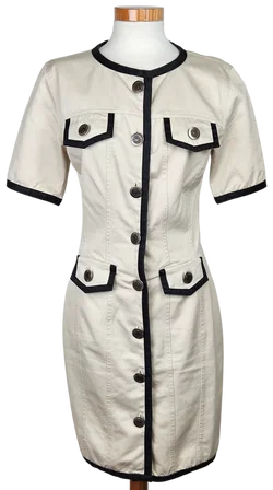 MOSCHINO Jeans Damen Kleid, beige - Gr. M - Bild 1